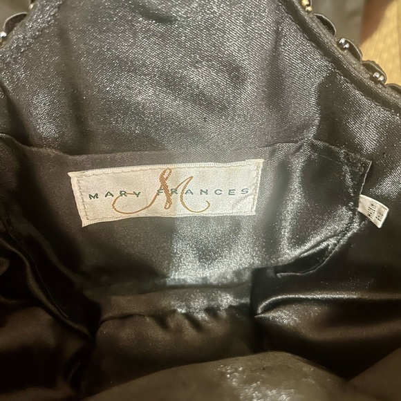 Mary Frances Black Beaded Clutch - Picture 4 of 6